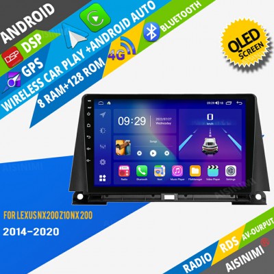 AISINIMI Android Car DVD Player For Lexus NX200 Z10 NX 200 2014 - 2020 radio Car Audio multimedia Gps Stereo Monitor screen carplay auto all in one navigation