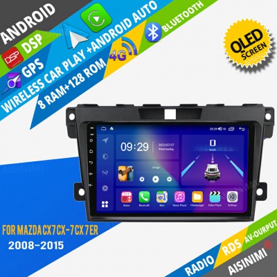 AISINIMI Android Car DVD Player For Mazda CX7 CX-7 CX 7 ER 2008-2015 radio Car Audio multimedia Gps Stereo Monitor screen carplay auto all in one navigation