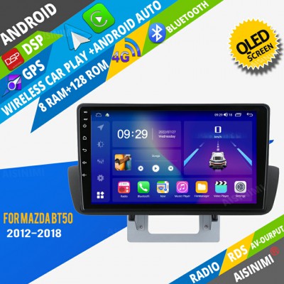 AISINIMI Android Car DVD Player For Mazda BT50 2012-2018 radio Car Audio multimedia Gps Stereo Monitor screen carplay auto all in one navigation