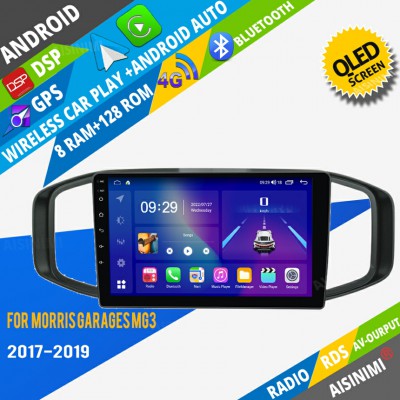 AISINIMI Android Car DVD Player For Morris Garages MG3 2017-2019 radio Car Audio multimedia Gps Stereo Monitor screen carplay auto all in one navigation