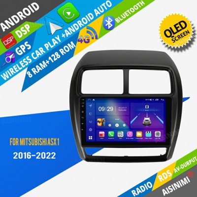 AISINIMI Android Car DVD Player For Mitsubishi ASX 1 2016 - 2022 radio Car Audio multimedia Gps Stereo Monitor screen carplay auto all in one navigation