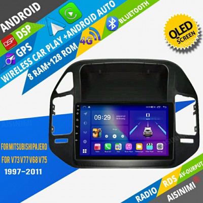 AISINIMI Android Car DVD Player For Mitsubishi Pajero V73 V77 V68 V75 1997-2011 radio Car Audio multimedia Gps Stereo Monitor screen carplay auto all in one navigation