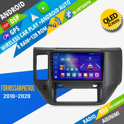 AISINIMI Android Car DVD Player For Nissan Patrol 2010 - 2020 radio Car Audio multimedia Gps Stereo Monitor screen carplay auto all in one navigation