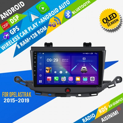 AISINIMI Android Car DVD Player For Opel ASTRA K 2015 - 2019 radio Car Audio multimedia Gps Stereo Monitor screen carplay auto all in one navigation