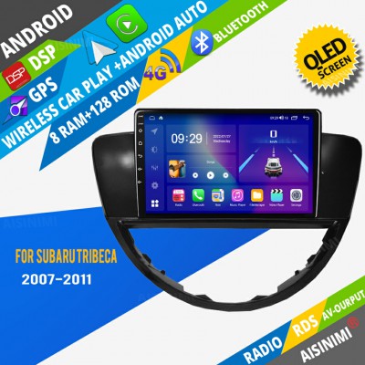 AISINIMI Android Car DVD Player For Subaru Tribeca 2007-2011 radio Car Audio multimedia Gps Stereo Monitor screen carplay auto all in one navigation