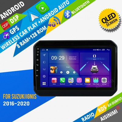 AISINIMI Android Car DVD Player For Suzuki Ignis 2016 - 2020 radio Car Audio multimedia Gps Stereo Monitor screen carplay auto all in one navigation