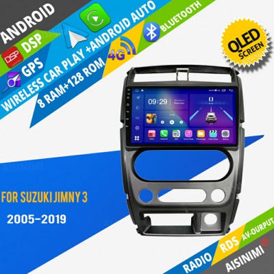 AISINIMI Android Car DVD Player For Suzuki Jimny 3 2005 - 2019 radio Car Audio multimedia Gps Stereo Monitor screen carplay auto all in one navigation