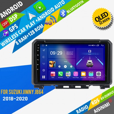 AISINIMI Android Car DVD Player For Suzuki Jimny JB64 2018-2020 radio Car Audio multimedia Gps Stereo Monitor screen carplay auto all in one navigation