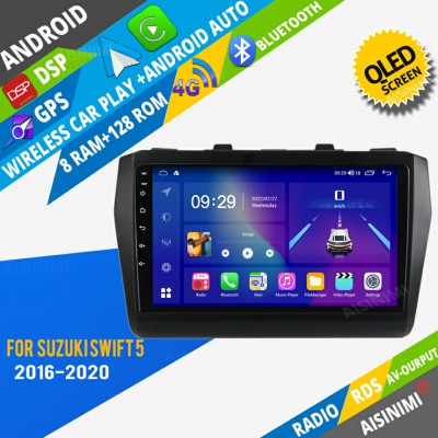 AISINIMI Android Car DVD Player For Suzuki Swift 5 2016-2020 radio Car Audio multimedia Gps Stereo Monitor screen carplay auto all in one navigation