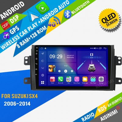 AISINIMI Android Car DVD Player For Suzuki SX4 2006-2014 radio Car Audio multimedia Gps Stereo Monitor screen carplay auto all in one navigation