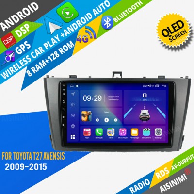 AISINIMI Android Car DVD Player For Toyota T27 Avensis 2009-2015 radio Car Audio multimedia Gps Stereo Monitor screen carplay auto all in one navigation