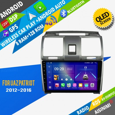 AISINIMI Android Car DVD Player For UAZ Patriot 2012-2016 radio Car Audio multimedia Gps Stereo Monitor screen carplay auto all in one navigation