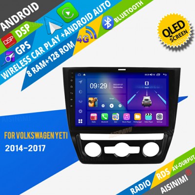 AISINIMI Android Car DVD Player For VOLKSWAGEN YETI 2014-2017 radio Car Audio multimedia Gps Stereo Monitor screen carplay auto all in one navigation