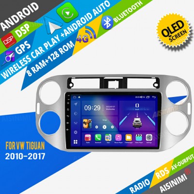 AISINIMI Android Car DVD Player For Volkswagen Tiguan 2010-2017 radio Car Audio multimedia Gps Stereo Monitor screen carplay auto all in one navigation