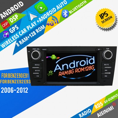AISINIMI Android Car DVD Player For BMW E90 E91 E92 E93 2006-2012 radio Car Audio multimedia Gps Stereo Monitor screen carplay auto all in one navigation