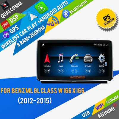 AISINIMI Android 13 Car DVD Player For Benz ML GL Class W166 X166 2012-2015 9 inch Car Audio radio multimedia Gps Stereo Monitor screen carplay auto all in one Head Unit Radio navigation 