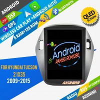 AISINIMI Android Car Player For Hyundai Tucson 2  ix35 2009-2015 car radio Car Audio multimedia Gps Stereo Monitor screen carplay auto all in one navigation for Tesla Style